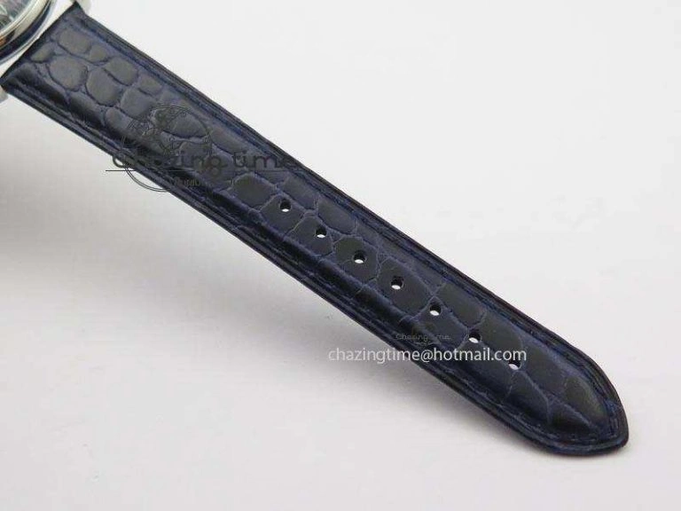 Senator Sixties SS Gray Dial On Blue Leather Strap A3959