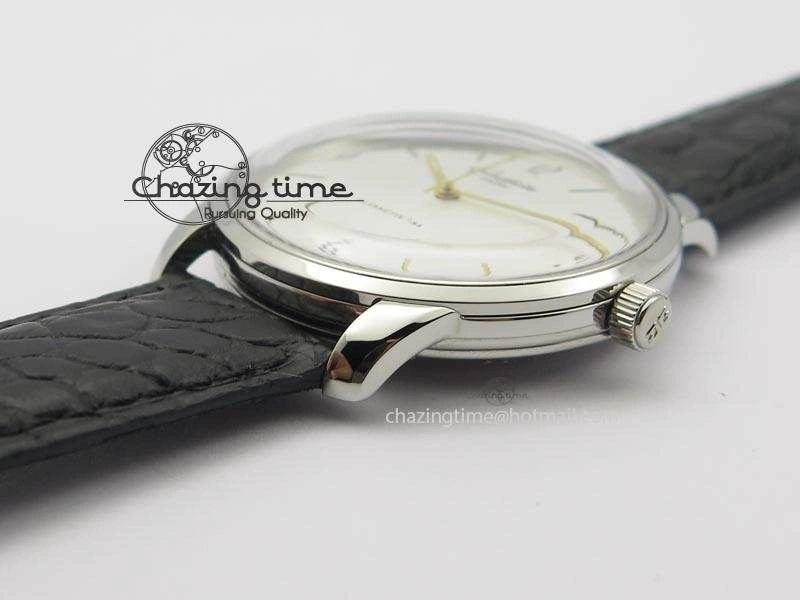 Senator Sixties SS White Dial On Black Leather Strap A3959