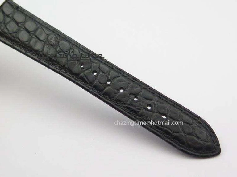 Senator Sixties YG Black Dial On Black Leather Strap A3959