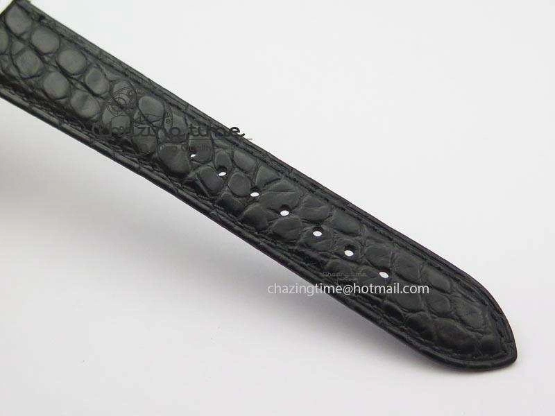 Senator Sixties YG Black Dial On Black Leather Strap A3959