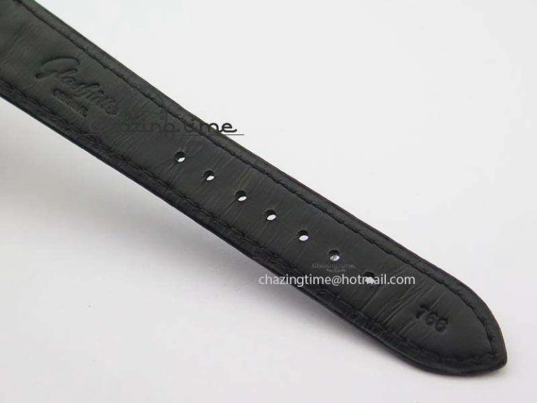 Senator Sixties YG Black Dial On Black Leather Strap A3959