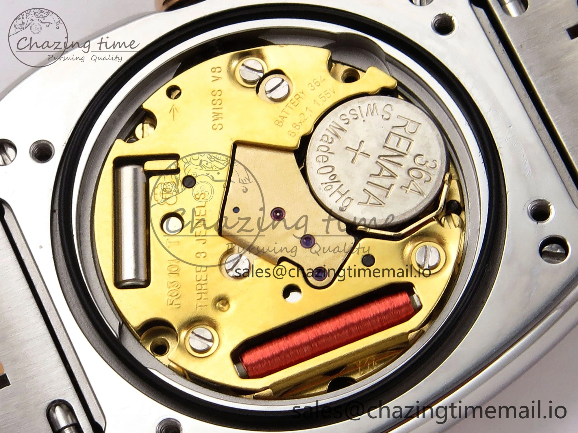Serpenti Seduttori Watch RG SS BVF 1:1 Best Edition Black Dial Diamonds Bezel on RG SS Bracelet Swiss Quartz