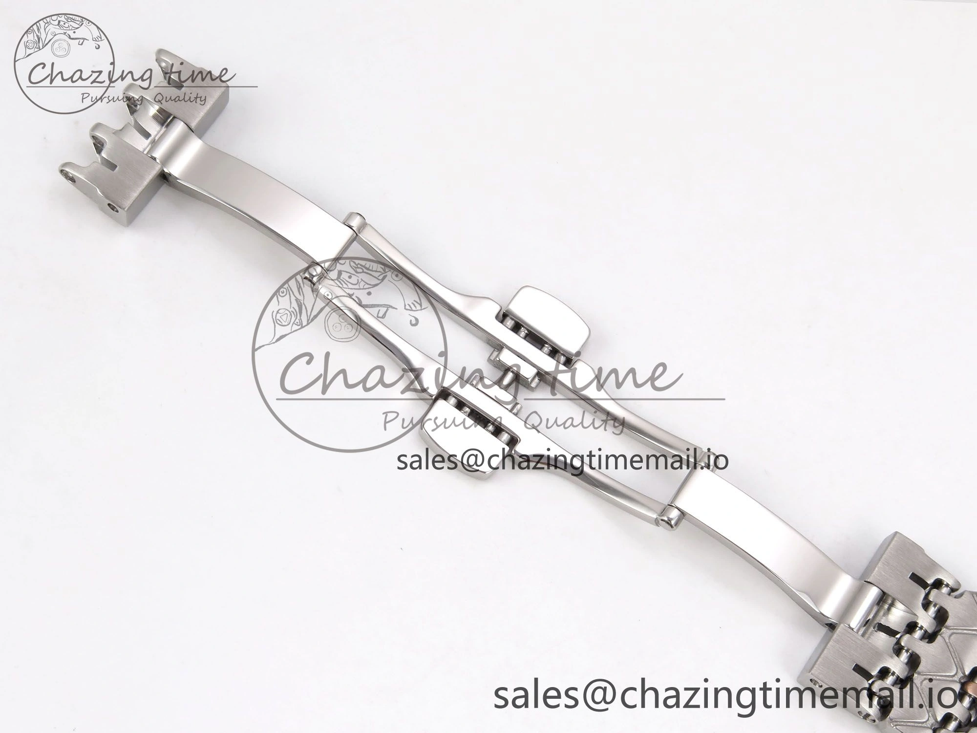 Serpenti Seduttori Watch RG SS BVF 1:1 Best Edition Black Dial Diamonds Bezel on RG SS Bracelet Swiss Quartz