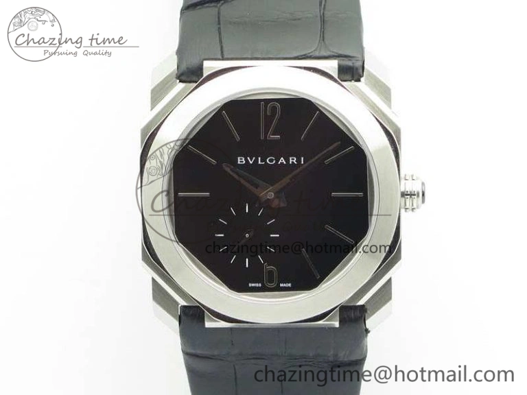 Serpenti Seduttori Watch RG SS BVF 1:1 Best Edition Black Dial Diamonds Bezel on RG SS Bracelet Swiss Quartz