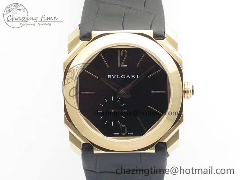 Serpenti Seduttori Watch RG SS BVF 1:1 Best Edition Black Dial on RG SS Bracelet Swiss Quartz