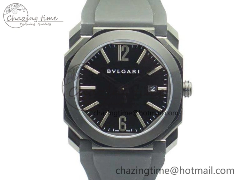 Serpenti Seduttori Watch RG SS BVF 1:1 Best Edition Black Dial on RG SS Bracelet Swiss Quartz