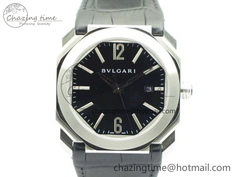 Serpenti Seduttori Watch RG SS BVF 1:1 Best Edition Black Dial on SS Bracelet Swiss Quartz