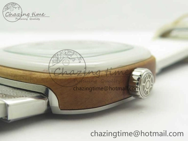 Seven Friday P1B 03 Japan Limited Edition SVF 1:1 Best Edition on White Leather Strap Miyota 82S7 ( Free Extra Strap )