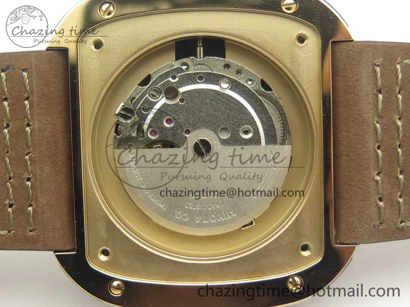 SevenFriday M2-02 SVF 1:1 Best Edition Black Dial On Brown Leather Strap Miyota 8215 (Free Rubber Strap