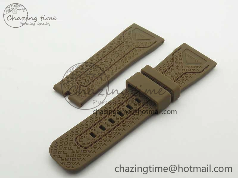 SevenFriday M2-02 SVF 1:1 Best Edition Black Dial On Brown Leather Strap Miyota 8215 (Free Rubber Strap