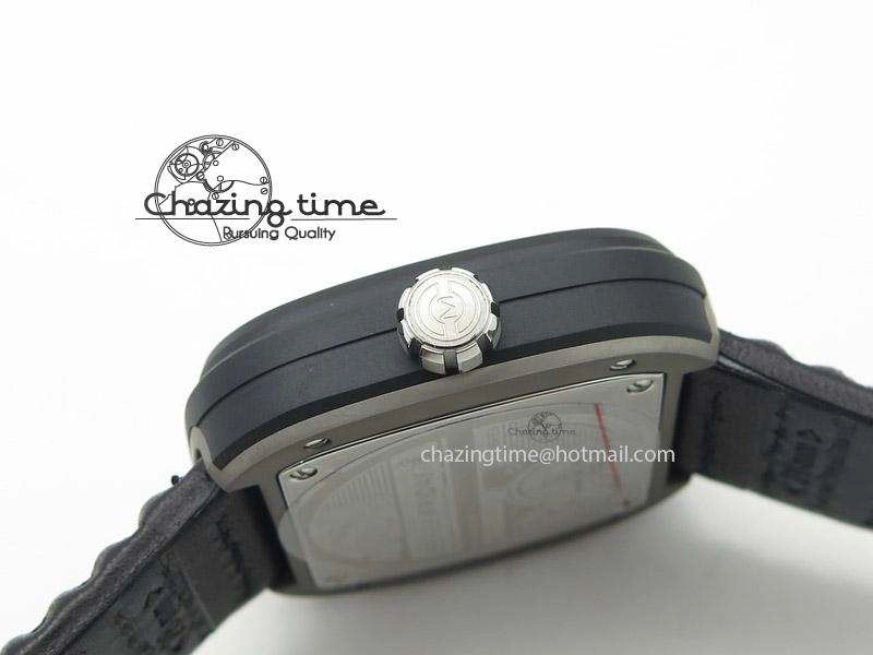 SevenFriday M2-1 SWF 1:1 Best Edition Black Dial on Black Leather Strap Miyota 8215