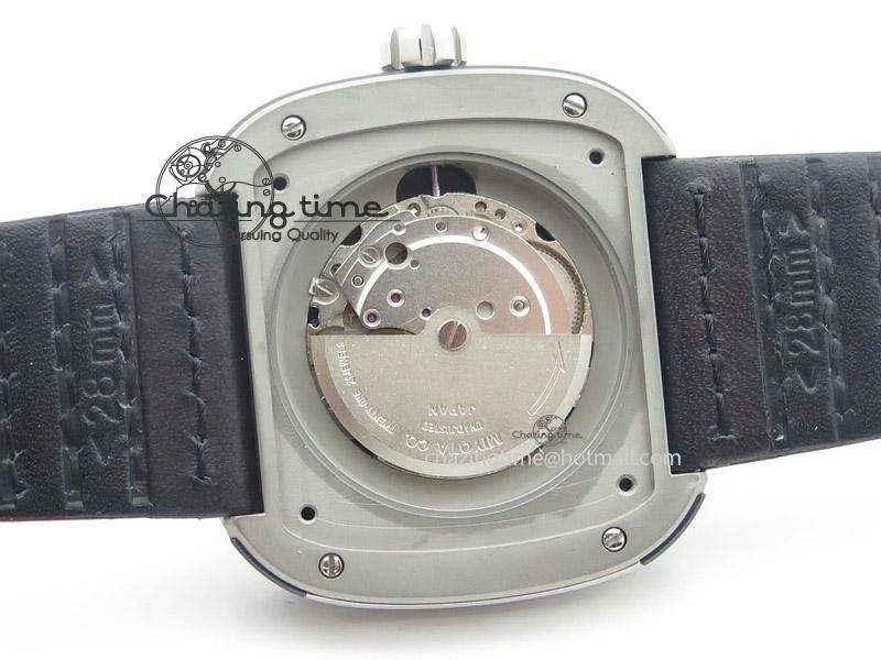 SevenFriday M2-1 SWF 1:1 Best Edition Black Dial on Black Leather Strap Miyota 8215