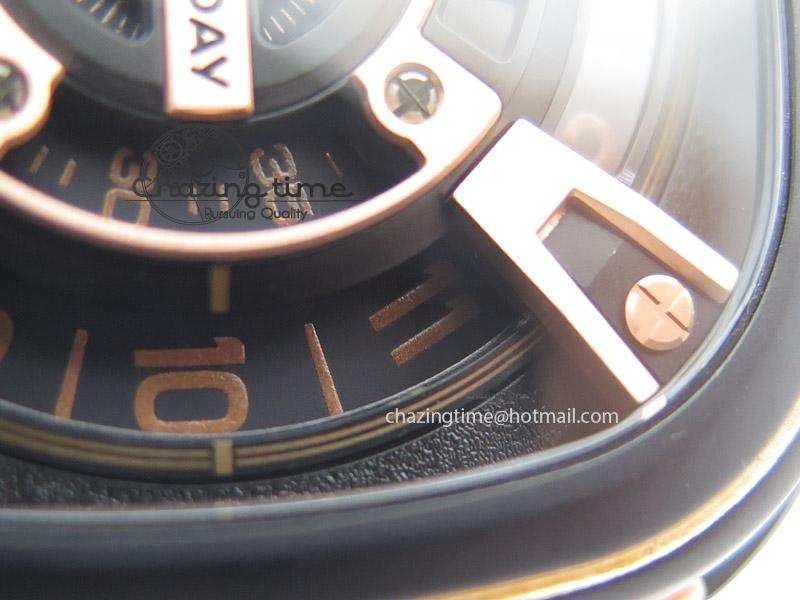 SevenFriday M2-2 V6F Best Edition Black Dial On Brown Leather Strap Miyota 8215