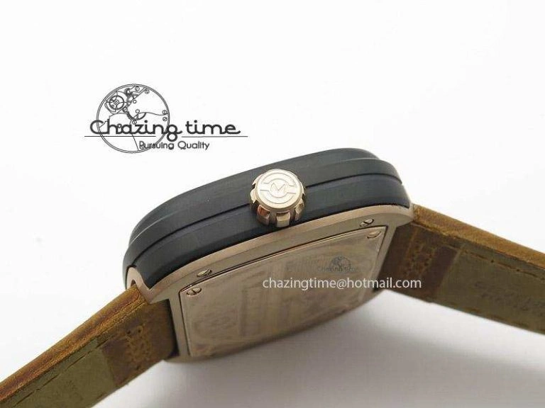SevenFriday M2-2 V6F Best Edition Black Dial On Brown Leather Strap Miyota 8215