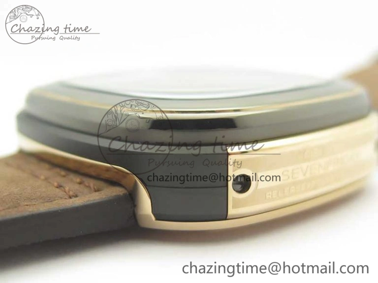 SevenFriday M2 02 SVF 1:1 Best Edition Black Dial on Brown Leather Strap Miyota 8215