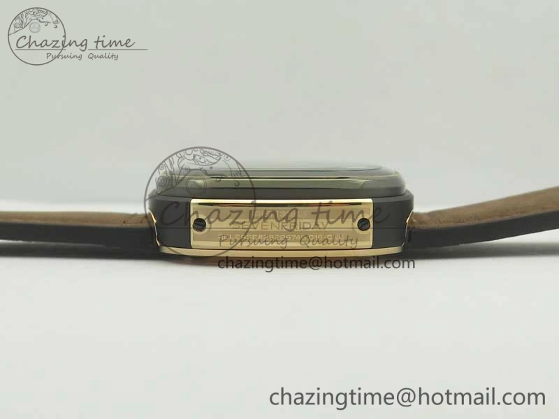SevenFriday M2 02 SVF 1:1 Best Edition Black Dial on Brown Leather Strap Miyota 8215