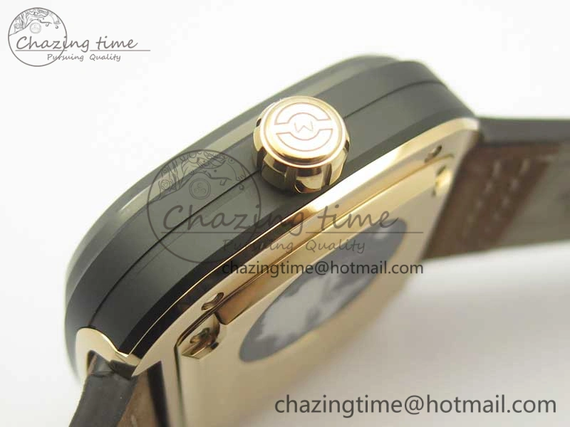 SevenFriday M2 02 SVF 1:1 Best Edition Black Dial on Brown Leather Strap Miyota 8215