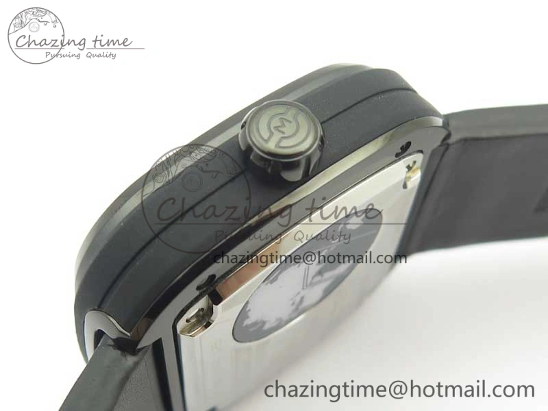 SevenFriday M3-01 PVD-LE SVF 1:1 Best Edition Black Dial On Black Leather Strap Miyota 8215 (Free Rubber Strap)