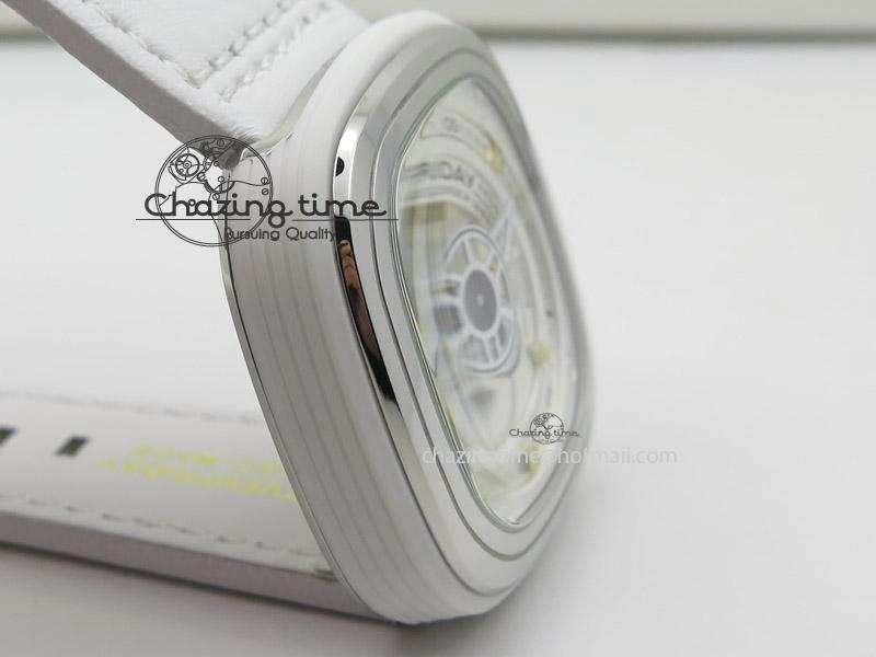 SevenFriday P1-2 SWF 1:1 Best Edition on White Leather Strap Miyota 82S7