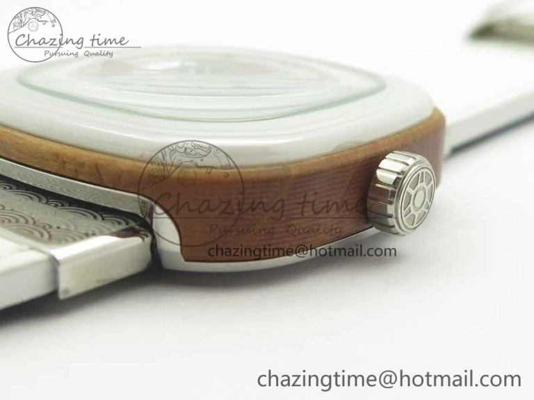 SevenFriday P1B-03 Japan Limited Edition SVF 1:1 Best Edition On White Leather Strap Miyota 82S7 (Free Rubber Strap)