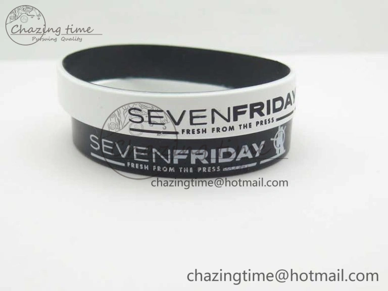 SevenFriday P1B-03 Japan Limited Edition SVF 1:1 Best Edition On White Leather Strap Miyota 82S7 (Free Rubber Strap)