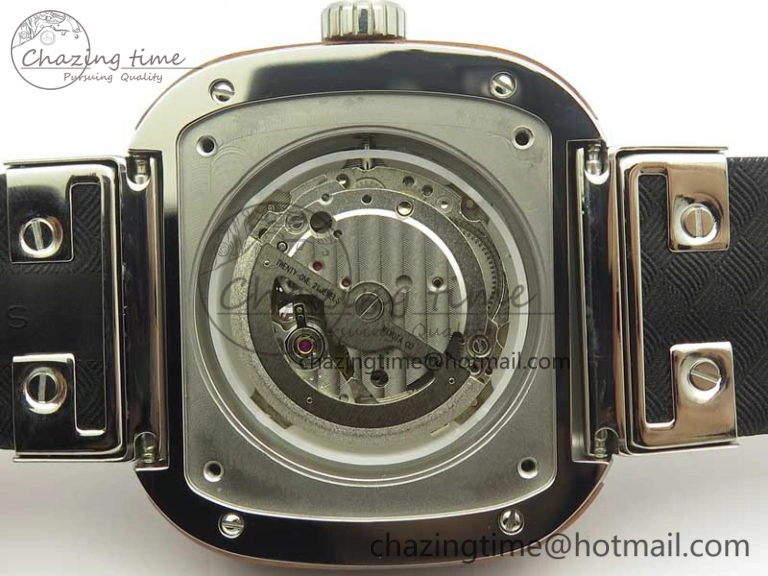 SevenFriday P1B-03 Japan Limited Edition SVF 1:1 Best Edition On White Leather Strap Miyota 82S7 (Free Rubber Strap)