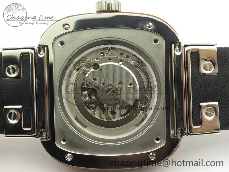 SevenFriday P1B-03 Japan Limited Edition SVF 1:1 Best Edition On White Leather Strap Miyota 82S7 (Free Rubber Strap)