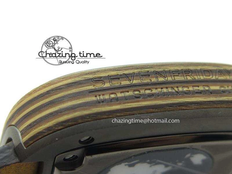 SevenFriday P2B 03-W ‘Woody’ NFC V6F Best Edition On Brown Asso Strap Miyota 82S7