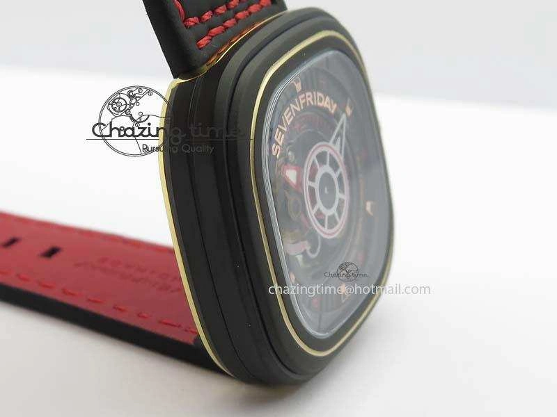 SevenFriday P2B 08 ‘Lucky Edition’ SF Best Edition On Leather Strap Miyota 82S7