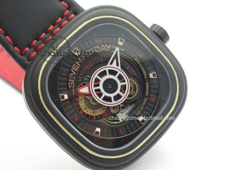 SevenFriday P2B 08 ‘Lucky Edition’ SF Best Edition On Leather Strap Miyota 82S7