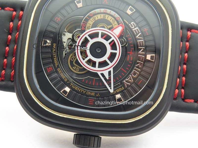 SevenFriday P2B 08 ‘Lucky Edition’ SF Best Edition On Leather Strap Miyota 82S7
