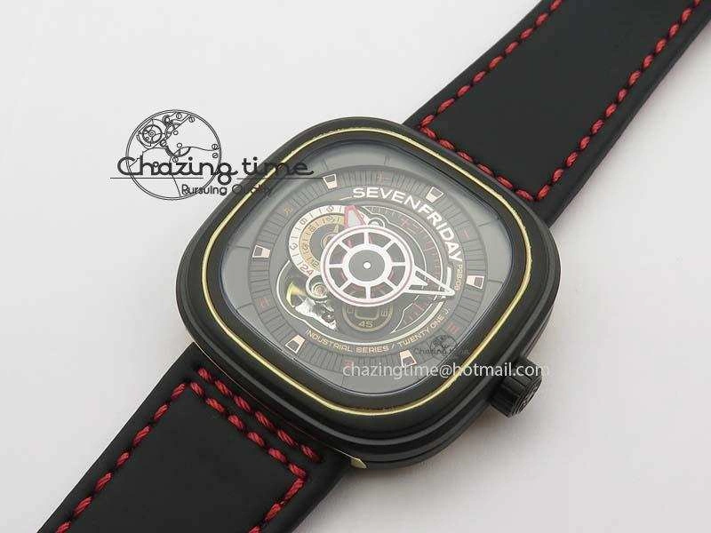 SevenFriday P2B 08 ‘Lucky Edition’ SF Best Edition On Leather Strap Miyota 82S7