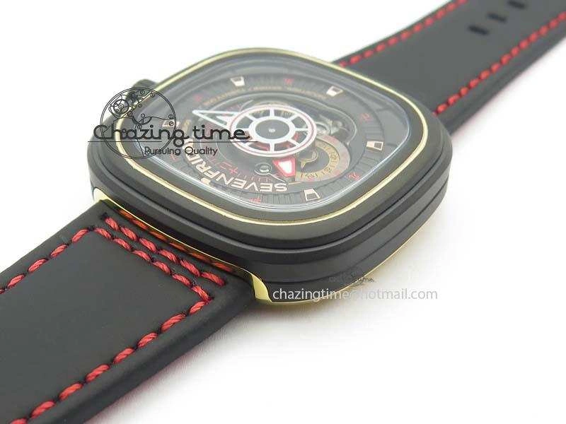 SevenFriday P2B 08 ‘Lucky Edition’ SF Best Edition On Leather Strap Miyota 82S7