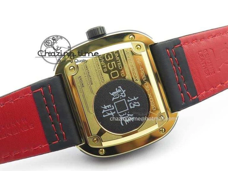 SevenFriday P2B 08 ‘Lucky Edition’ SF Best Edition On Leather Strap Miyota 82S7