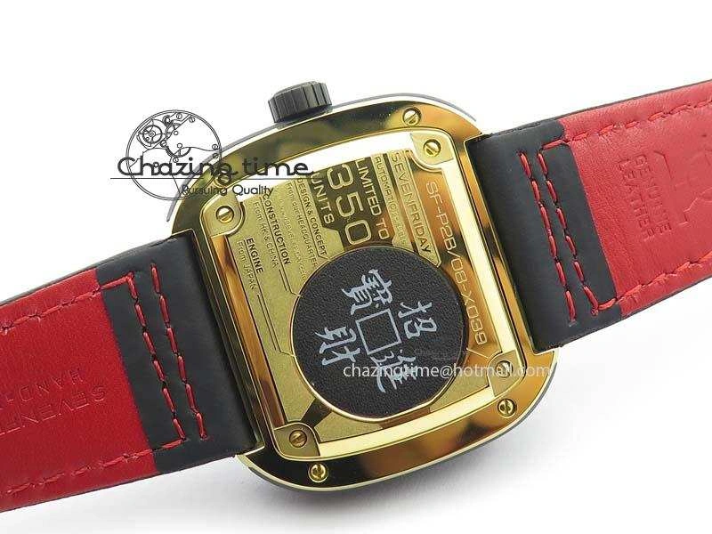 SevenFriday P2B 08 ‘Lucky Edition’ SF Best Edition On Leather Strap Miyota 82S7