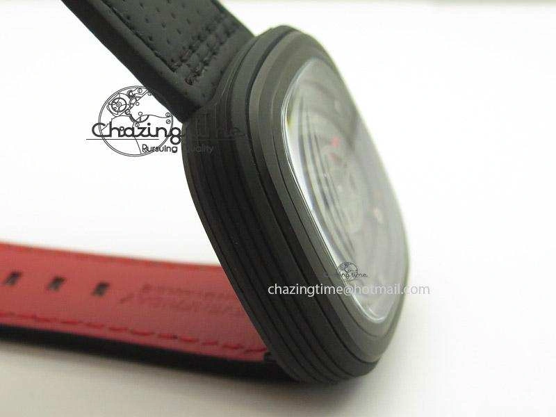 SevenFriday P3-1 SWF 1:1 Best Edition Black Dial on Black Leather Strap Miyota 82S7