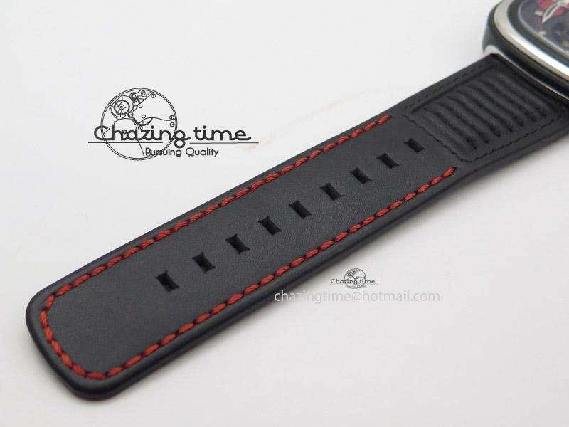 SevenFriday P3 BB SWF 1:1 Best Edition Black Dial on Black Leather Strap Miyota 82S7