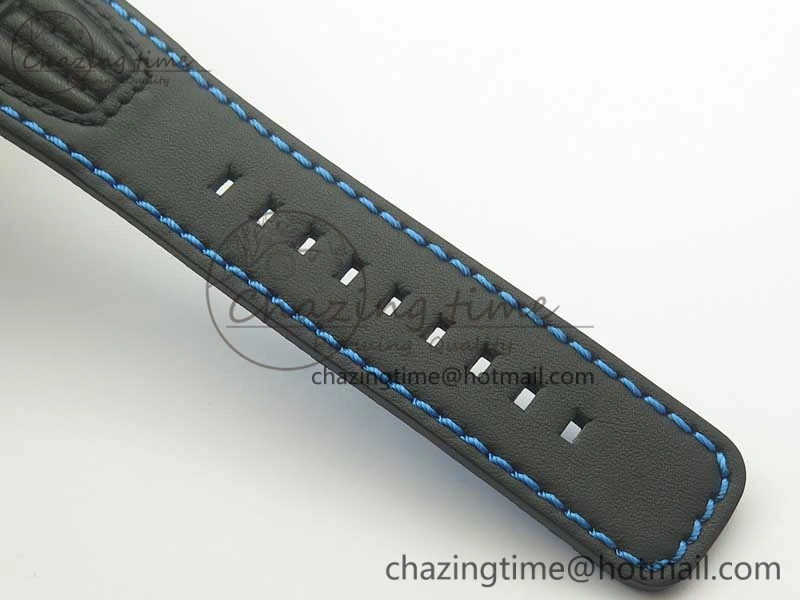 SevenFriday PVD P3B 01 SVF 1:1 Best Edition on Black Blue Leather Strap Miyota 82S7(Free Rubber Strap)