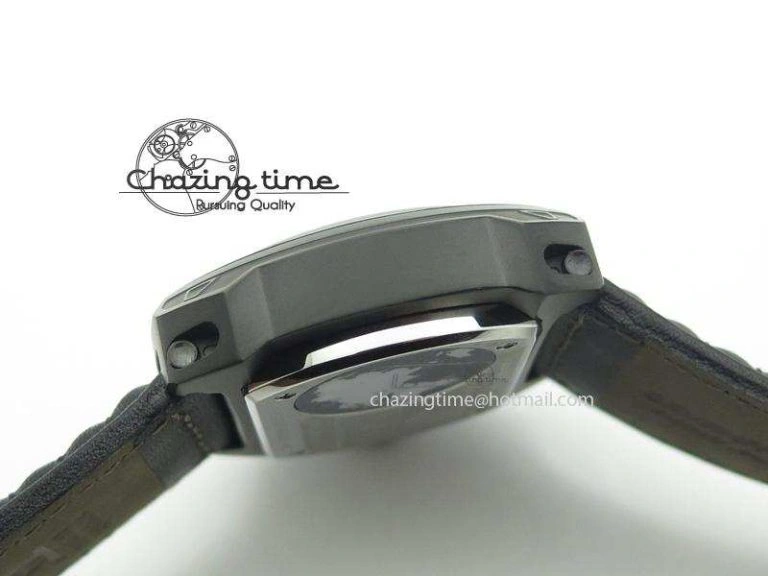 SevenFriday PVD V3-01 V6F 1:1 Best Edition Black Silver Dial On Black Leather Strap Miyota 82S7