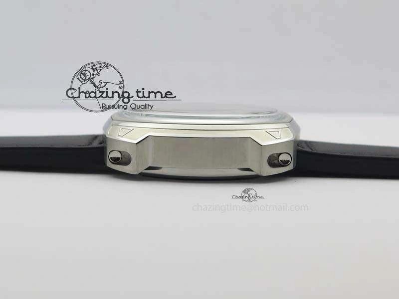 SevenFriday Q1-01 V6F 1:1 Best Edition Silver Dial On Black Leather Strap Miyota 82S7
