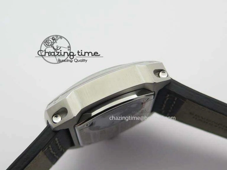 SevenFriday Q1-01 V6F 1:1 Best Edition Silver Dial On Black Leather Strap Miyota 82S7