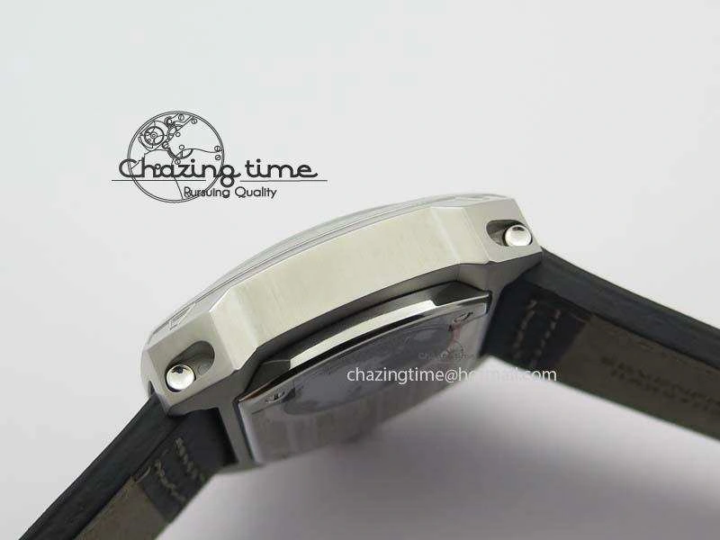 SevenFriday Q1-01 V6F 1:1 Best Edition Silver Dial On Black Leather Strap Miyota 82S7