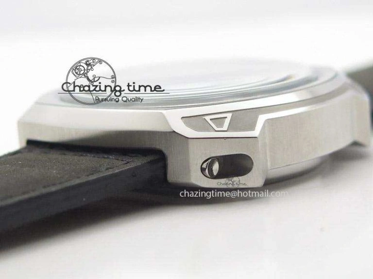 SevenFriday V1-01 V6F 1:1 Best Edition Silver Dial On Black Leather Strap Miyota 82S7