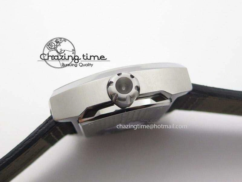 SevenFriday V1-01 V6F 1:1 Best Edition Silver Dial On Black Leather Strap Miyota 82S7