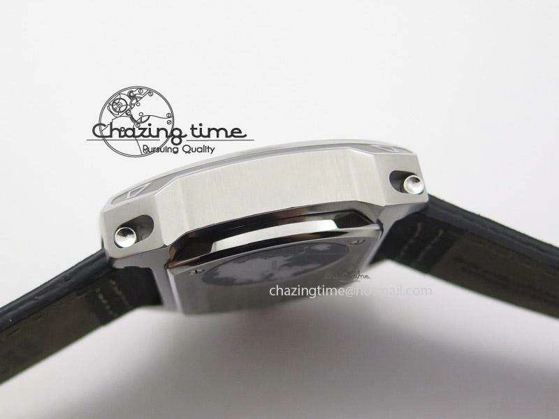 SevenFriday V1-01 V6F 1:1 Best Edition Silver Dial On Black Leather Strap Miyota 82S7