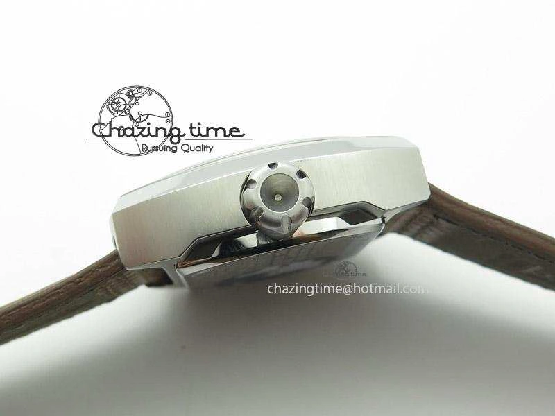 SevenFriday V2-01 V6F 1:1 Best Edition Black Silver Dial On Brown Leather Strap Miyota 82S7