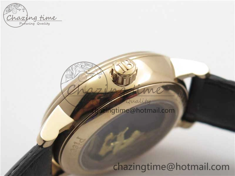 Sexual Revolution Erotic Watch RG ZSF White Dial SS Markers on Black Leather Strap A23J