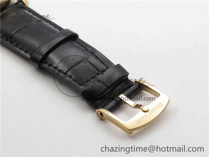 Sexual Revolution Erotic Watch RG ZSF White Dial SS Markers on Black Leather Strap A23J