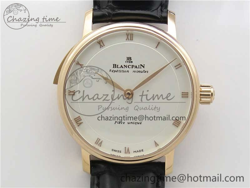 Sexual Revolution Erotic Watch RG ZSF White Dial SS Markers on Black Leather Strap A23J