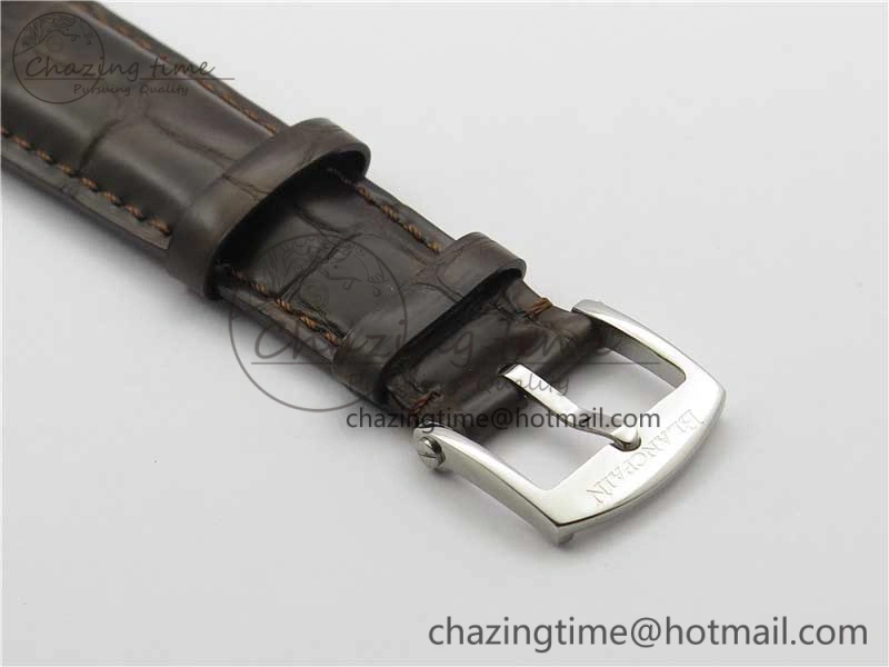 Sexual Revolution Erotic Watch SS ZSF White Dial Gold Markers on Brown Leather Strap A23J